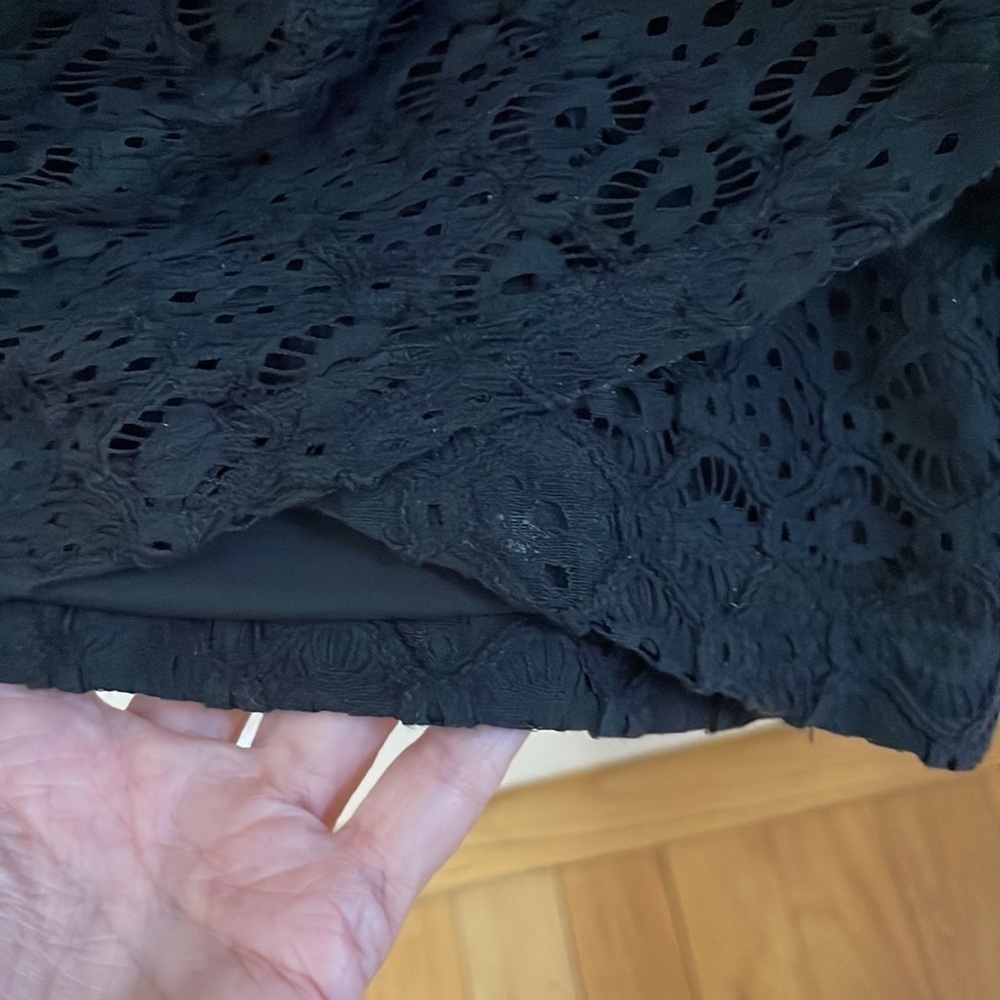 Sea New York Black EYELET Dress Size 2 - Picture 6 of 7